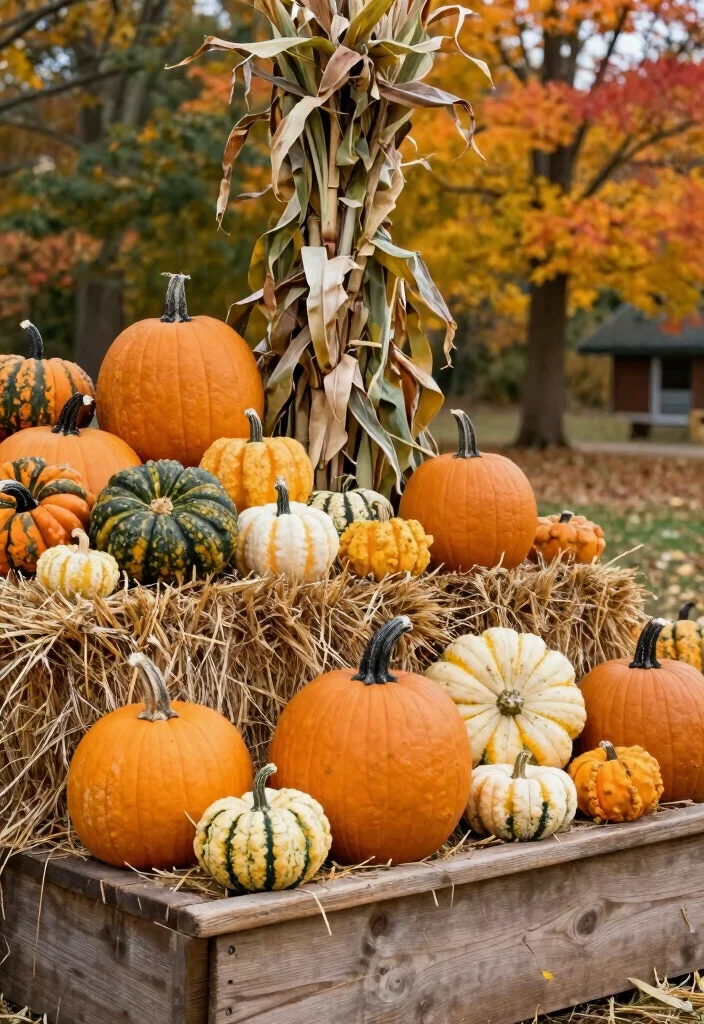 15 Autumn Planter Ideas With Cozy Seasonal Touch 1 15 Autumn Planter Ideas With Cozy Seasonal Touch - 1. Pumpkins Galore 1