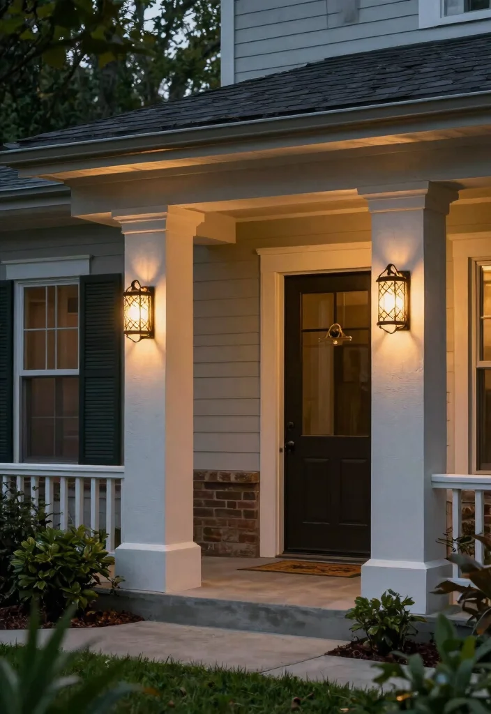 15 Front Yard Lighting Ideas That Boost Curb Appeal at Night - 11. Decorative Light Fixtures 1