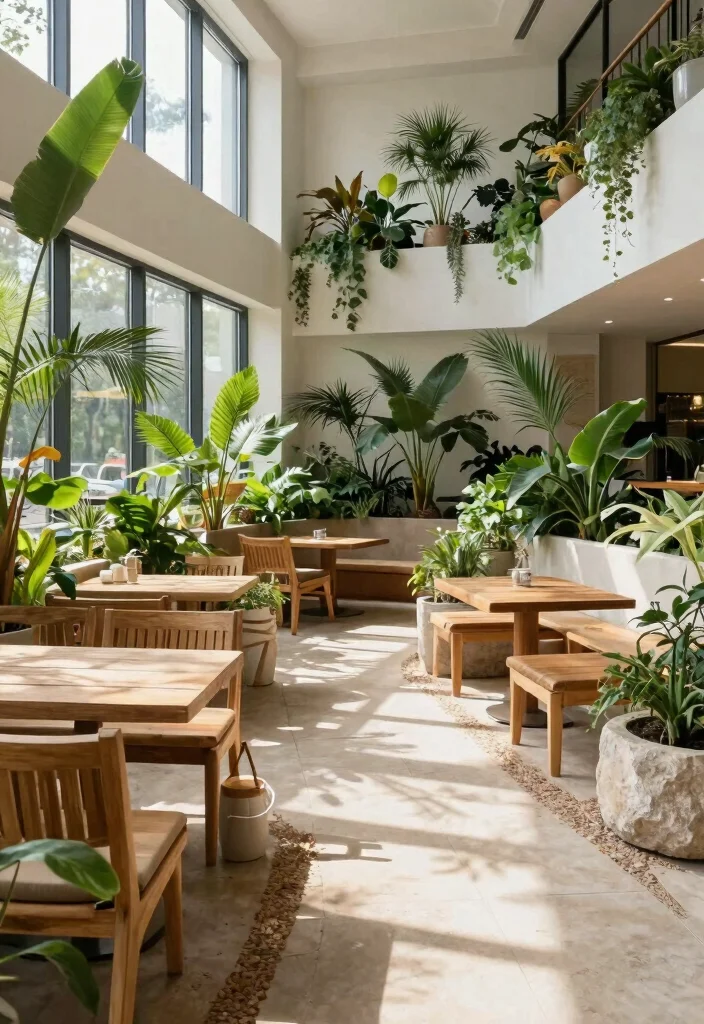 15 Indoor Terrace Ideas That Bring Nature Inside - 13. Biophilic Design Elements 1