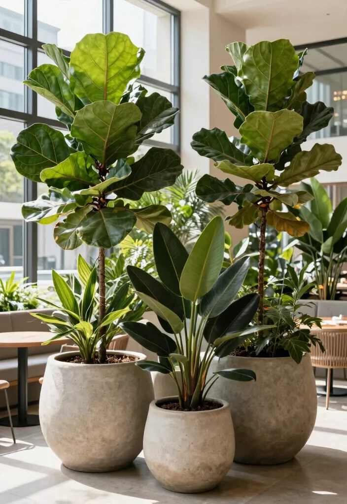15 Indoor Terrace Ideas That Bring Nature Inside - 7. Floor Planters 1