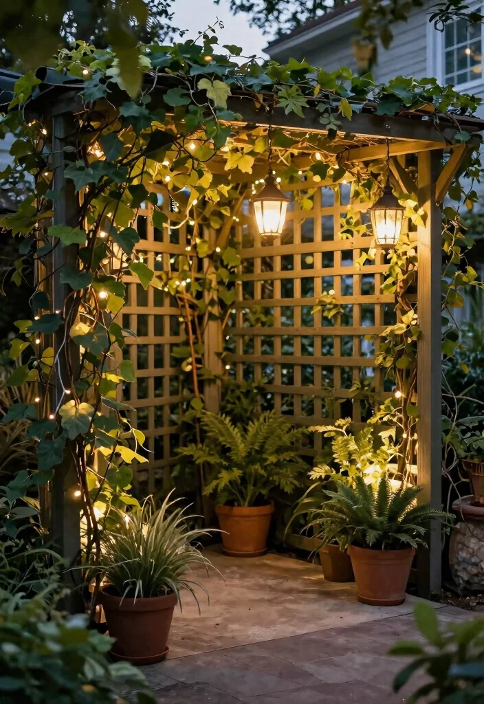 15 Modern Garden Trellis Ideas With Sleek Lines - 14. Privacy Trellis Screens 1