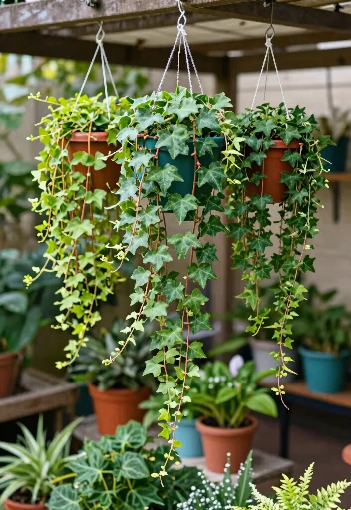 15 Modern Garden Trellis Ideas With Sleek Lines - 8. Hanging Trellis Systems 1