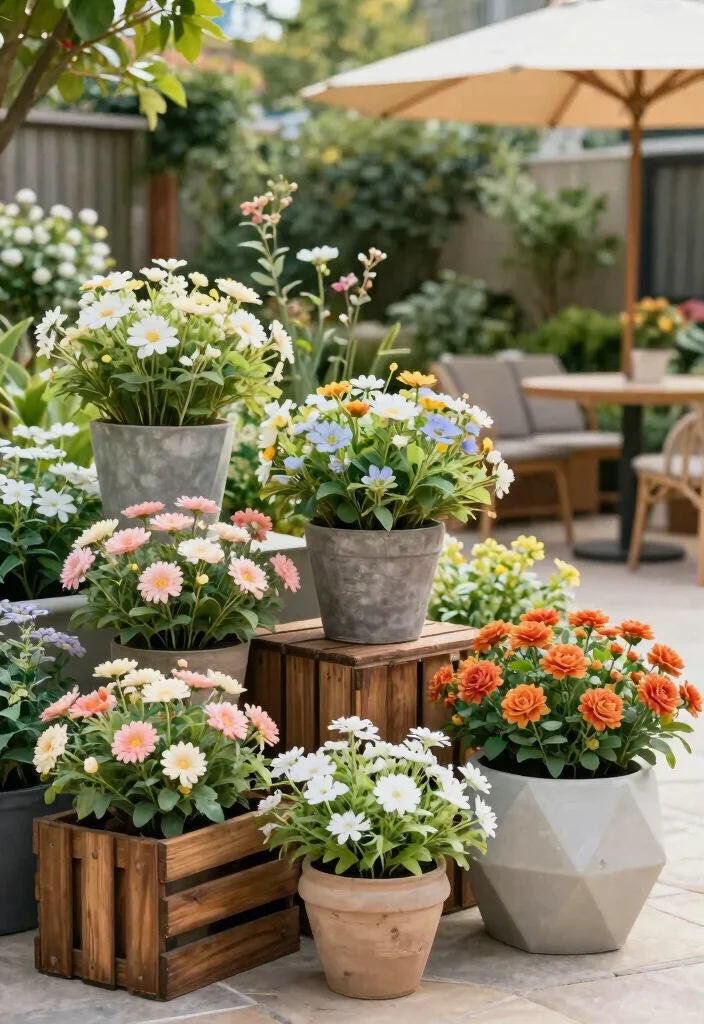 15 Outdoor Fake Flower Pot Ideas With Low Maintenance Charm 16 15 Outdoor Fake Flower Pot Ideas With Low Maintenance Charm - Conclusion 1