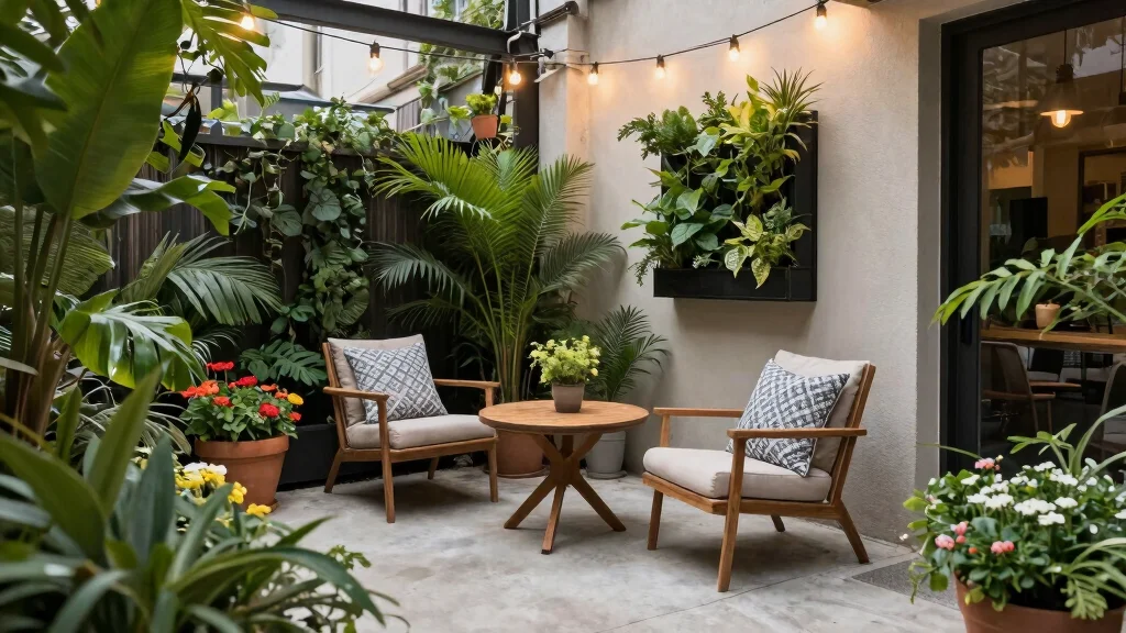 15 Small Concrete Patio Ideas That Feel Cozy & Modern