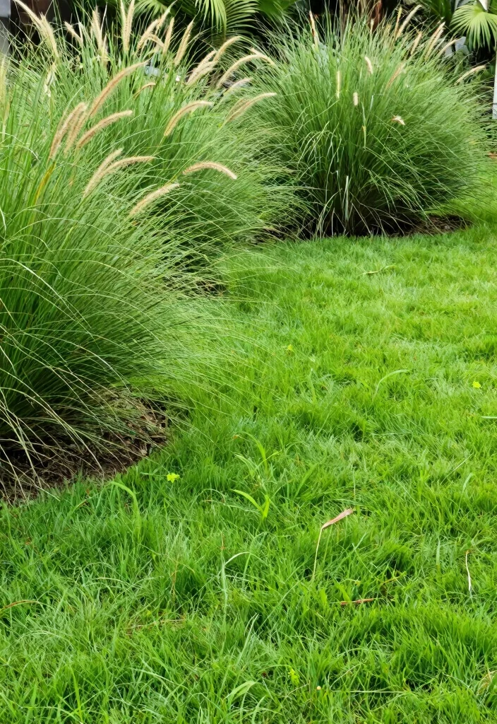 15 South Florida Landscape Ideas Front Yard With Tropical Vibes - 6. Tropical Grass Alternatives 1