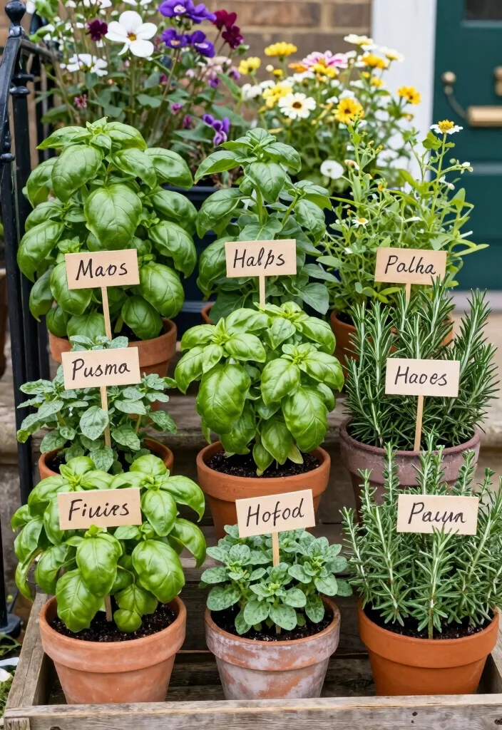 15 Victorian Terrace Garden Ideas With Classic Elegance - 11. Herb Gardens in Small Spaces 1