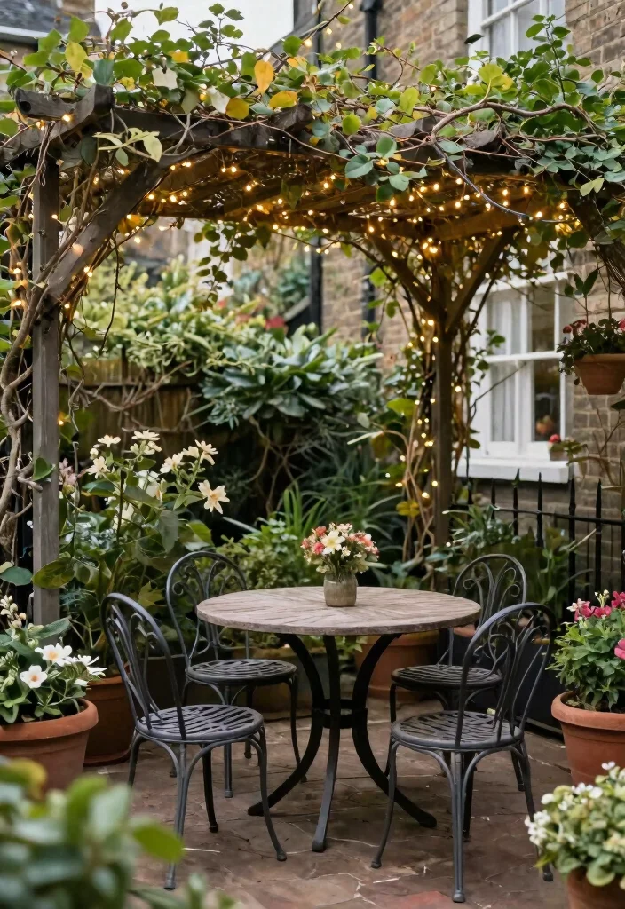 15 Victorian Terrace Garden Ideas With Classic Elegance - 2. Charming Seating Areas 1