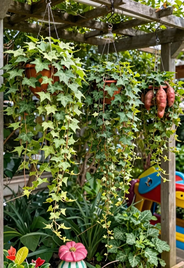 16 Climbing Plants Trellis Ideas With Vertical Beauty - 13. Hanging Trellis Planters 1