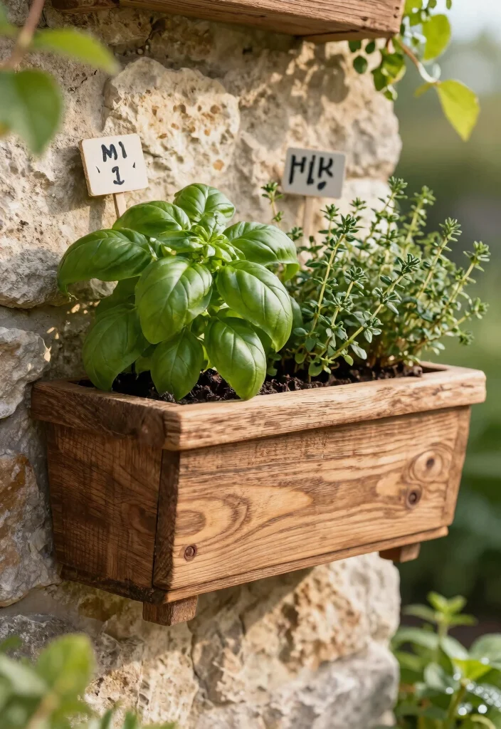 16 Easy Planter Ideas That Look Cute & Creative - 1. Wall-Mounted Wooden Planters 1