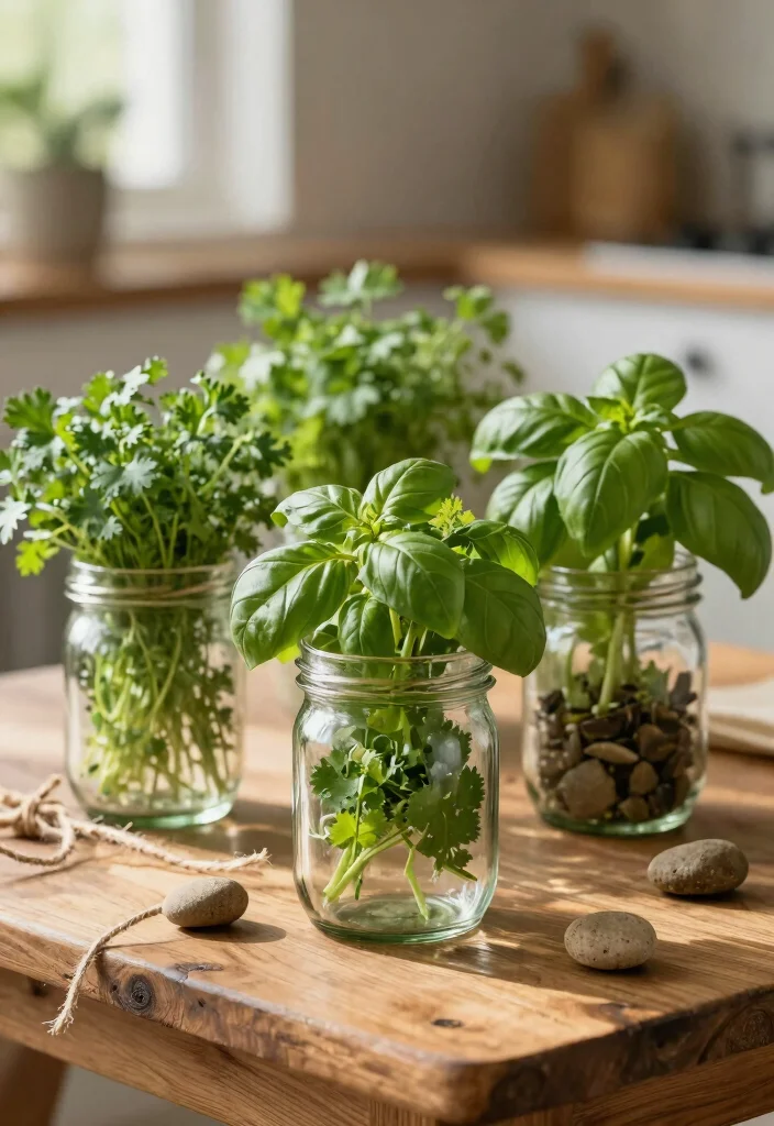 16 Easy Planter Ideas That Look Cute & Creative - 14. Recycled Glass Jar Planters 1