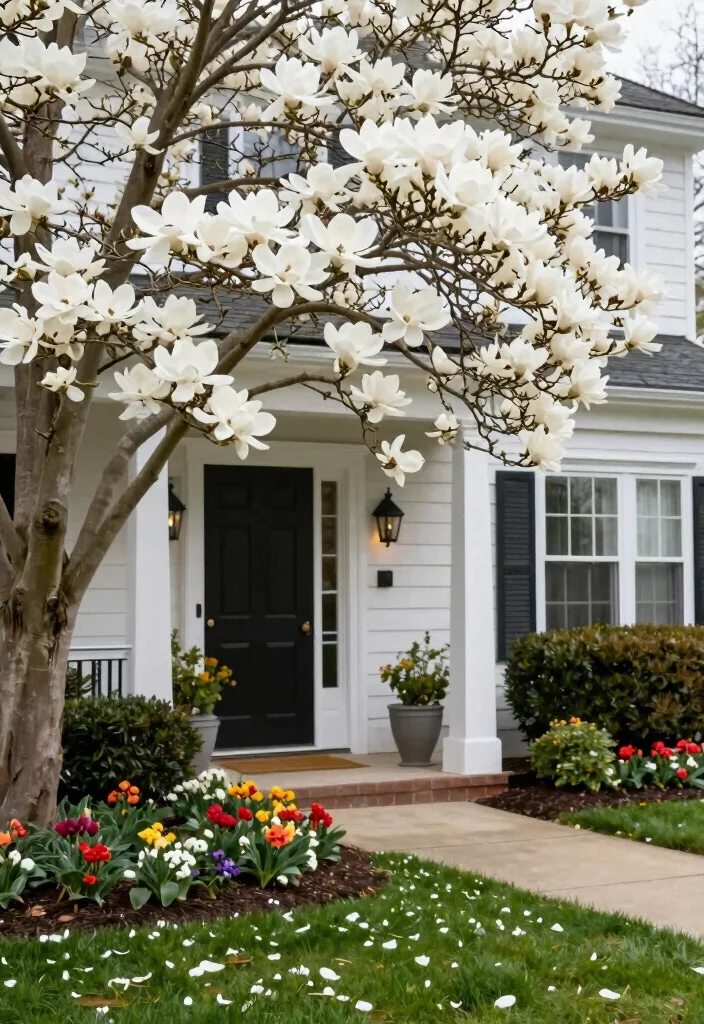 16 Landscape Trees Front Yard Ideas That Frame Your Home 10 16 Landscape Trees Front Yard Ideas That Frame Your Home - 10. Magnolia Tree 1
