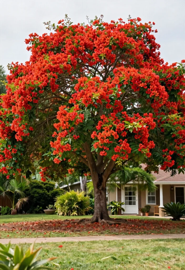 16 Landscape Trees Front Yard Ideas That Frame Your Home 15 16 Landscape Trees Front Yard Ideas That Frame Your Home - 15. Royal Poinciana 1