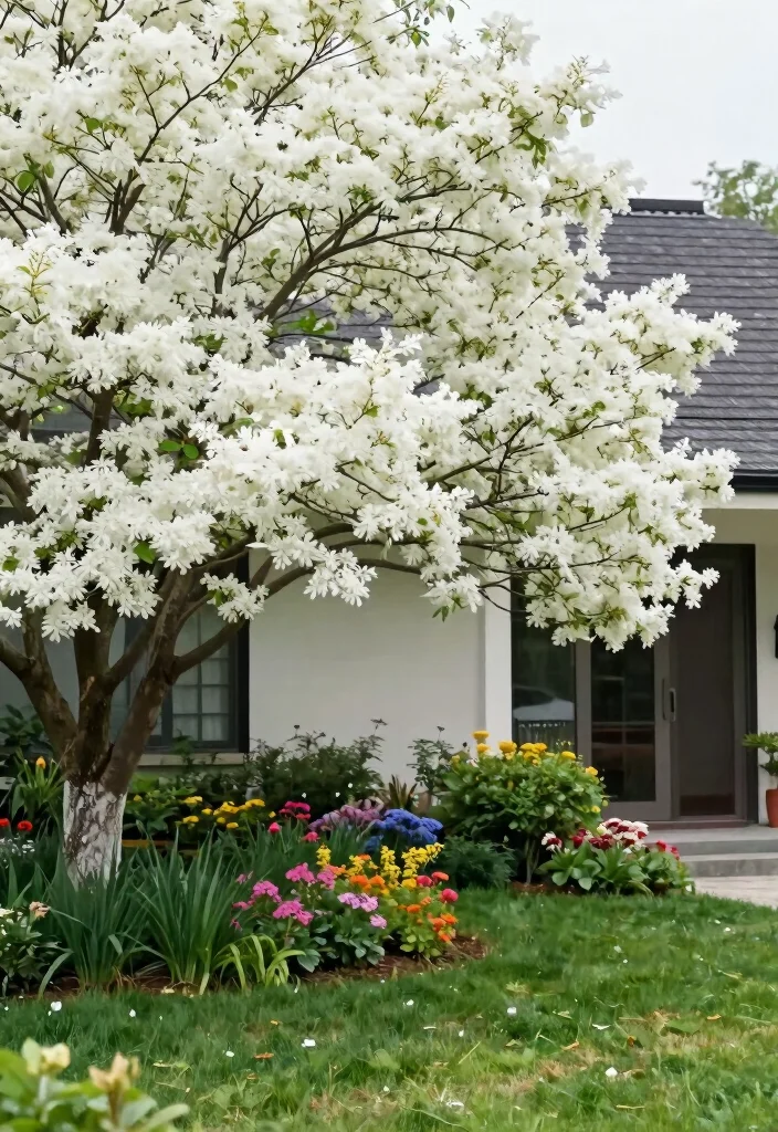 16 Landscape Trees Front Yard Ideas That Frame Your Home 16 16 Landscape Trees Front Yard Ideas That Frame Your Home - 16. Fringetree 1