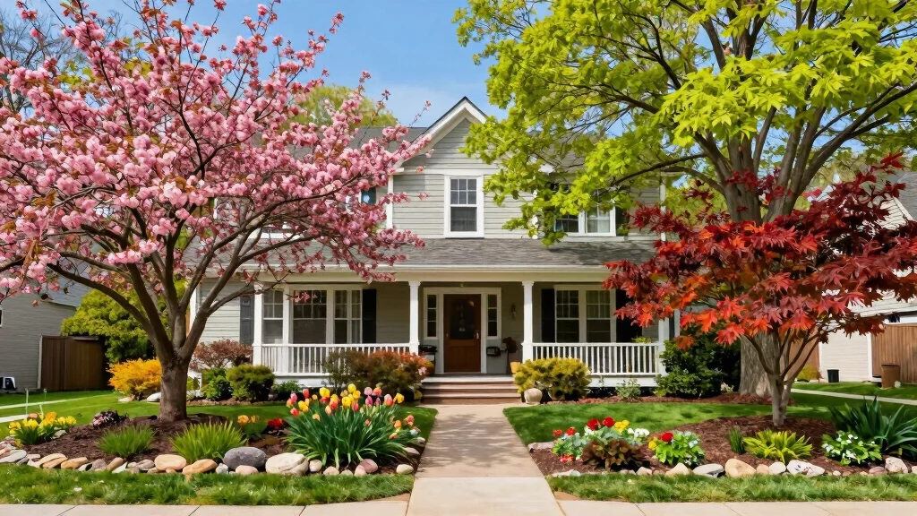 16 Landscape Trees Front Yard Ideas That Frame Your Home