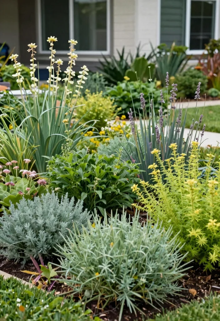 16 Minimal Front Yard Landscaping Ideas With Clean Modern Style - 1. Embrace Native Plants 1