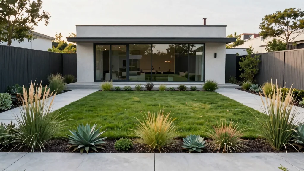 16 Minimal Front Yard Landscaping Ideas With Clean Modern Style
