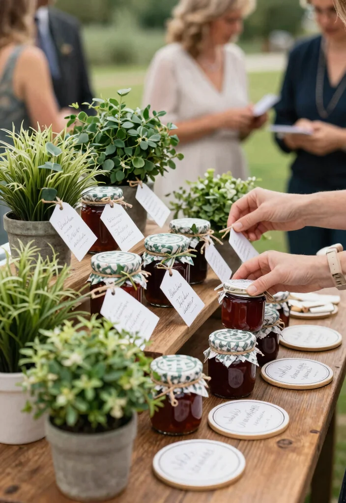 16 Outdoor Reception Ideas That Feel Magical & Memorable - 12. Personalized Favors 1