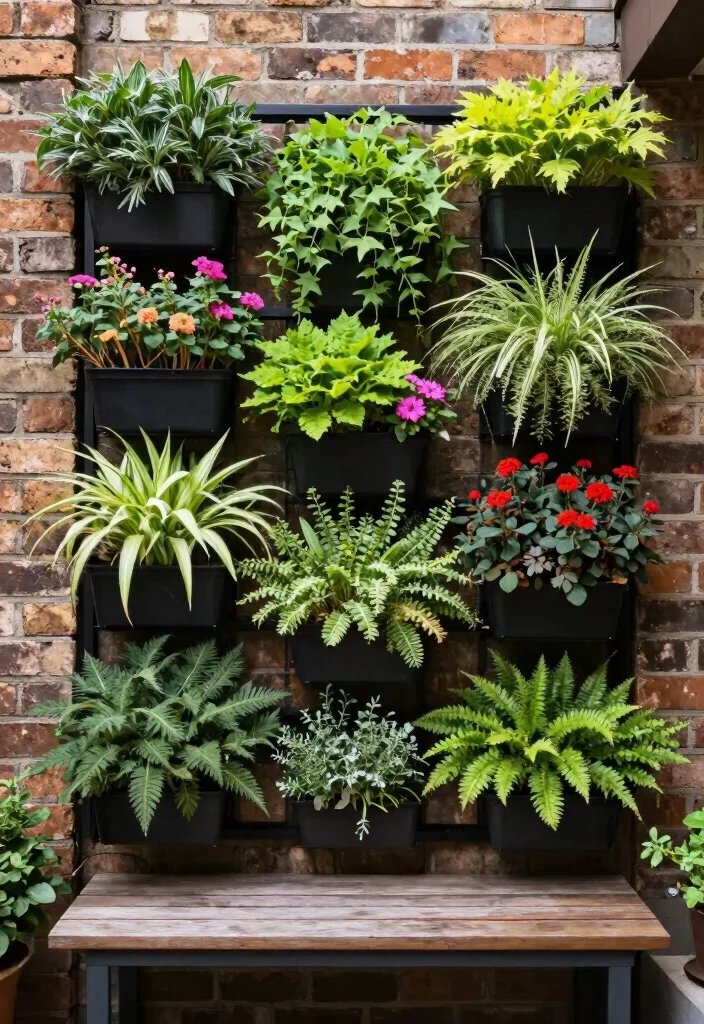 16 Patio Terrace Ideas With Stylish Outdoor Comfort - 1. Vertical Gardens: Nature on Display 1