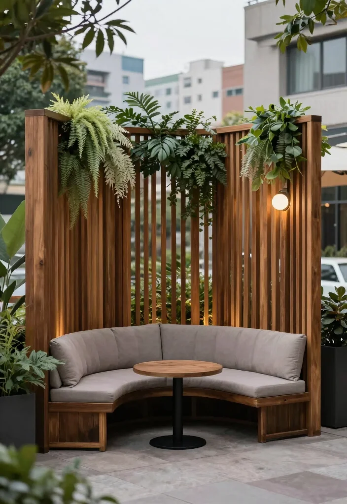 16 Patio Terrace Ideas With Stylish Outdoor Comfort - 11. Privacy Screens: Block the City 1