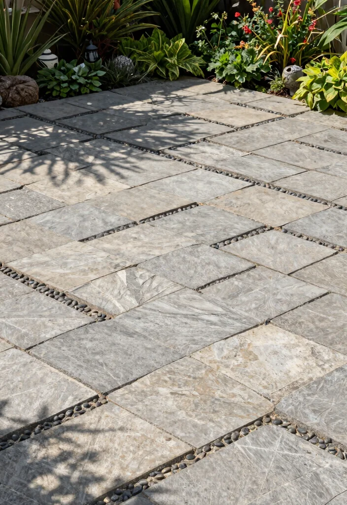 16 Patio in Pietra Ideas With Timeless Stone Charm - 1. Elegant Stone Paving Patterns 1