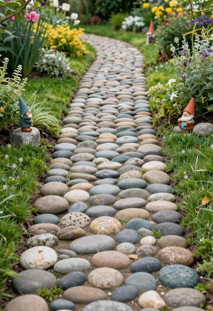 16 Patio in Pietra Ideas With Timeless Stone Charm - 4. Charming Stone Pathways 1