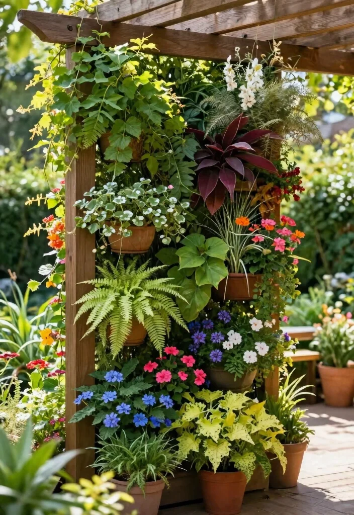 16 Pergola Wall Ideas That Add Privacy & Style - 1. Lush Green Vertical Gardens 1