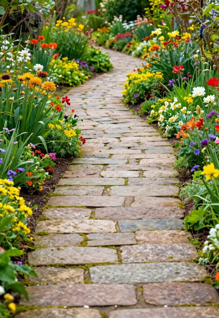 16 Rock Patio Ideas Backyards Will Love 3 16 Rock Patio Ideas Backyards Will Love - 3. Rock Pathways Through the Garden 1