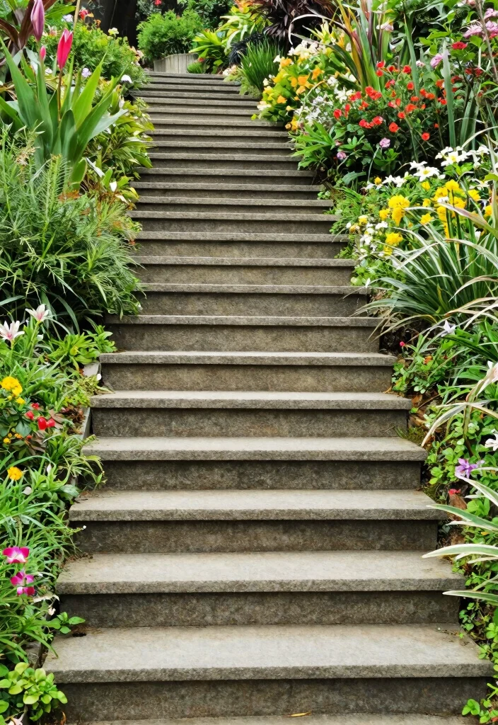 16 Rock Patio Ideas Backyards Will Love 8 16 Rock Patio Ideas Backyards Will Love - 8. Stone Steps for Elevated Areas 1