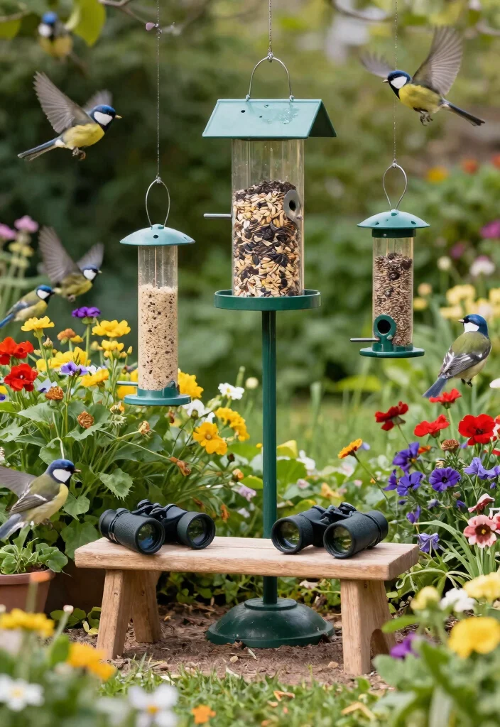 16 Small Outdoor Play Area Ideas Kids Will Love - 13. Bird Feeder Station 1