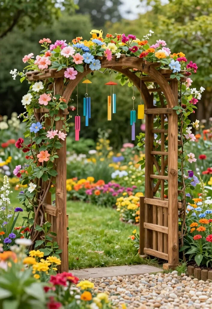 16 Small Outdoor Play Area Ideas Kids Will Love - 2. Miniature Garden Arbor 1