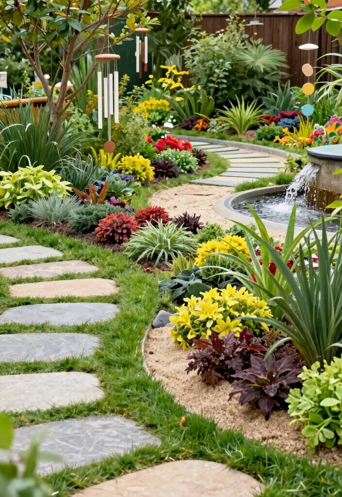 16 Small Outdoor Play Area Ideas Kids Will Love - 7. Sensory Garden Zone 1