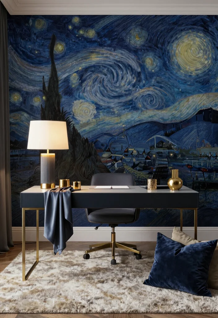 17 Cafe Terrace at Night Wallpaper Ideas With Cozy Glow - 10. Elegant Touch 1