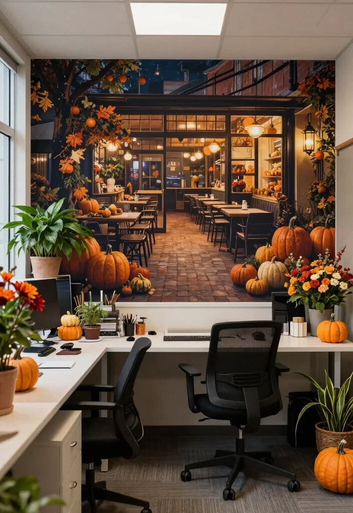 17 Cafe Terrace at Night Wallpaper Ideas With Cozy Glow - 17. Seasonal Decor Changes 1