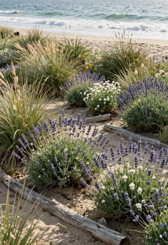 17 Front Yard Garden Bed Ideas With Lush Layered Beauty 11 17 Front Yard Garden Bed Ideas With Lush Layered Beauty - 11. Coastal-Inspired Gardens 1