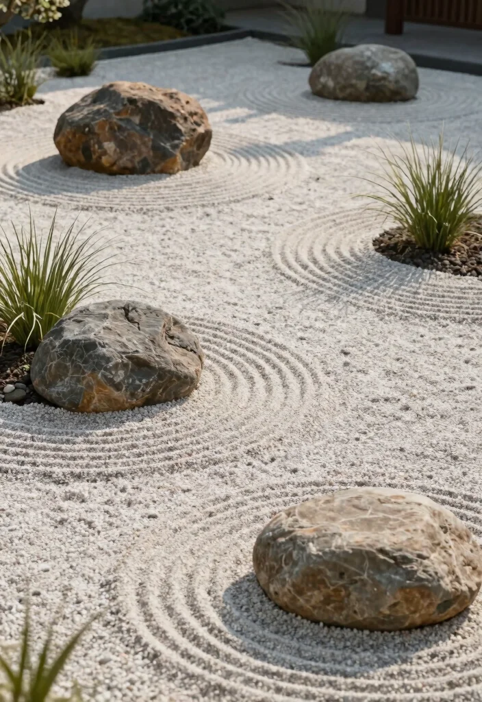 17 Front Yard Garden Bed Ideas With Lush Layered Beauty 12 17 Front Yard Garden Bed Ideas With Lush Layered Beauty - 12. Zen Garden Elements 1