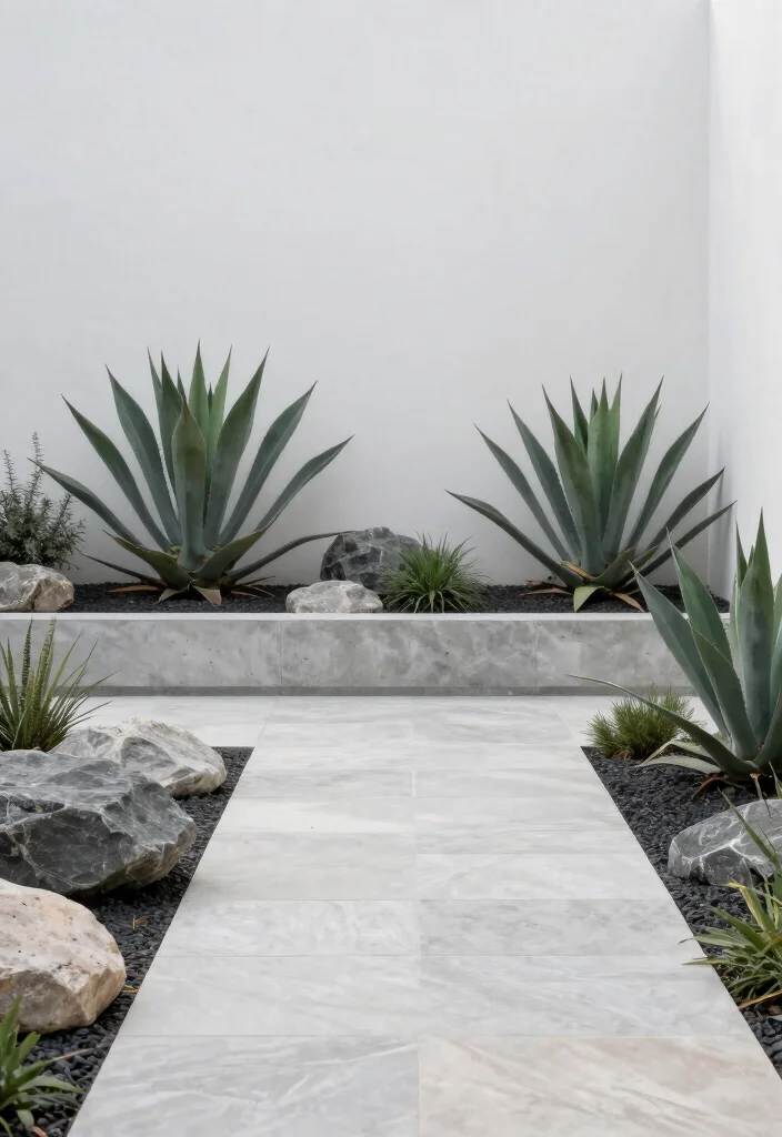 17 Front Yard Garden Bed Ideas With Lush Layered Beauty 15 17 Front Yard Garden Bed Ideas With Lush Layered Beauty - 15. Modern Minimalist Gardens 1