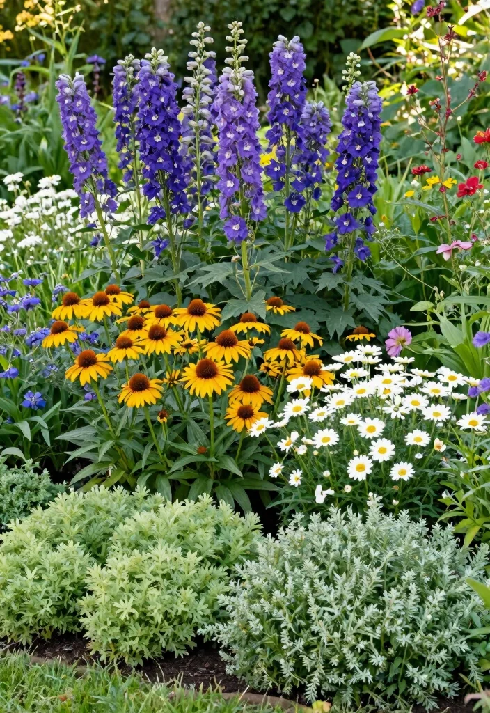 17 Front Yard Garden Bed Ideas With Lush Layered Beauty 3 17 Front Yard Garden Bed Ideas With Lush Layered Beauty - 3. Layered Perennial Planting 1