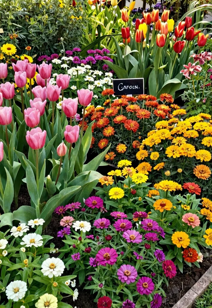 17 Front Yard Garden Bed Ideas With Lush Layered Beauty 5 17 Front Yard Garden Bed Ideas With Lush Layered Beauty - 5. Seasonal Flower Rotations 1