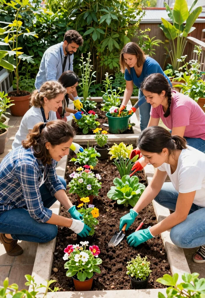 17 Terrace Garden 2026 Trending Ideas With Lush Urban Greenery - 15. Community Gardening Initiatives 1