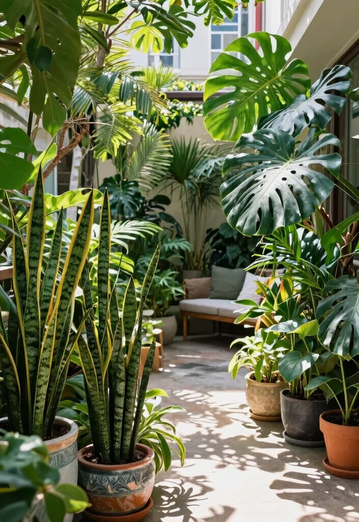 17 Terrace Garden 2026 Trending Ideas With Lush Urban Greenery - 8. Urban Jungle with Houseplants 1