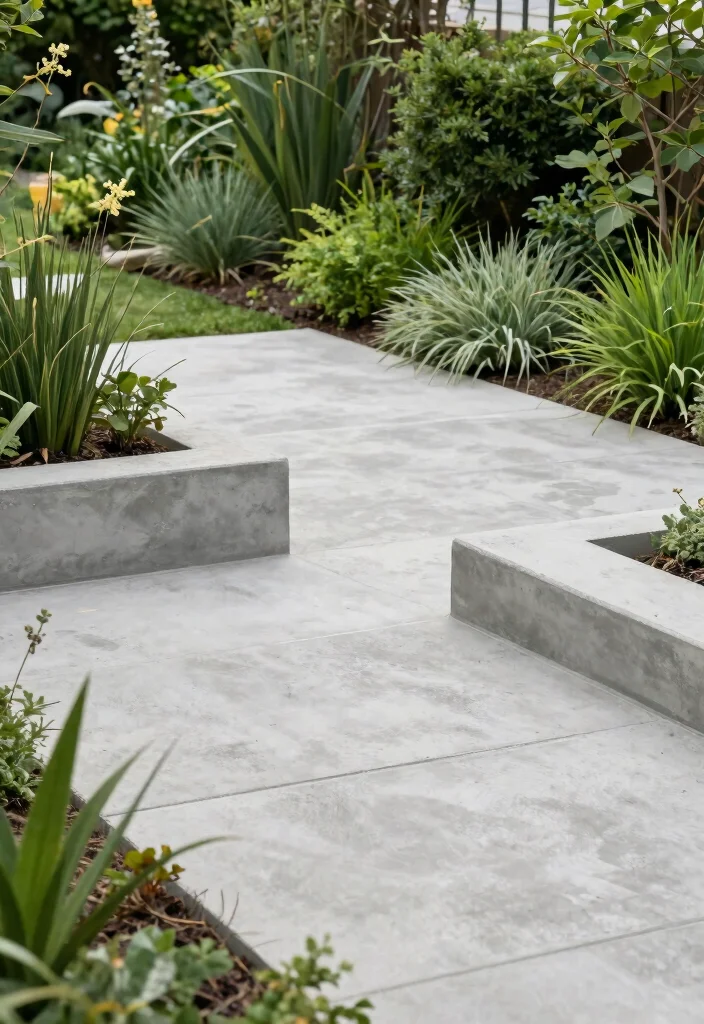 18 Concrete Slab Patio Ideas With Clean Contemporary Style - 14. Eco-Friendly Concrete Solutions 1
