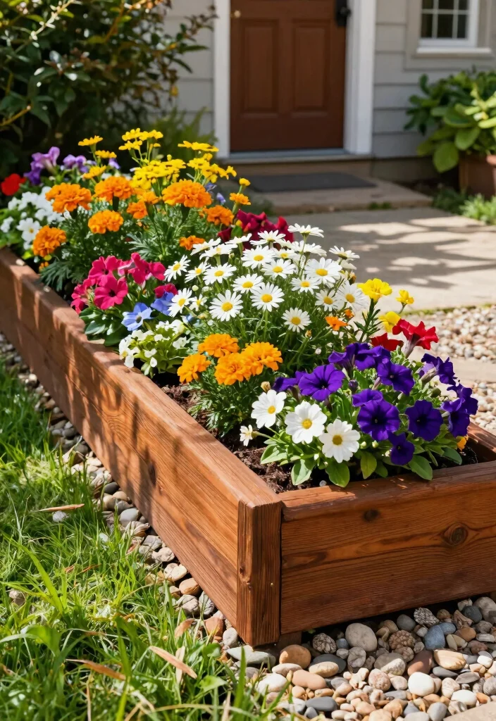 18 Front Yard Landscaping on a Budget Ideas That Look Expensive - 1. Flower Bed Borders 1