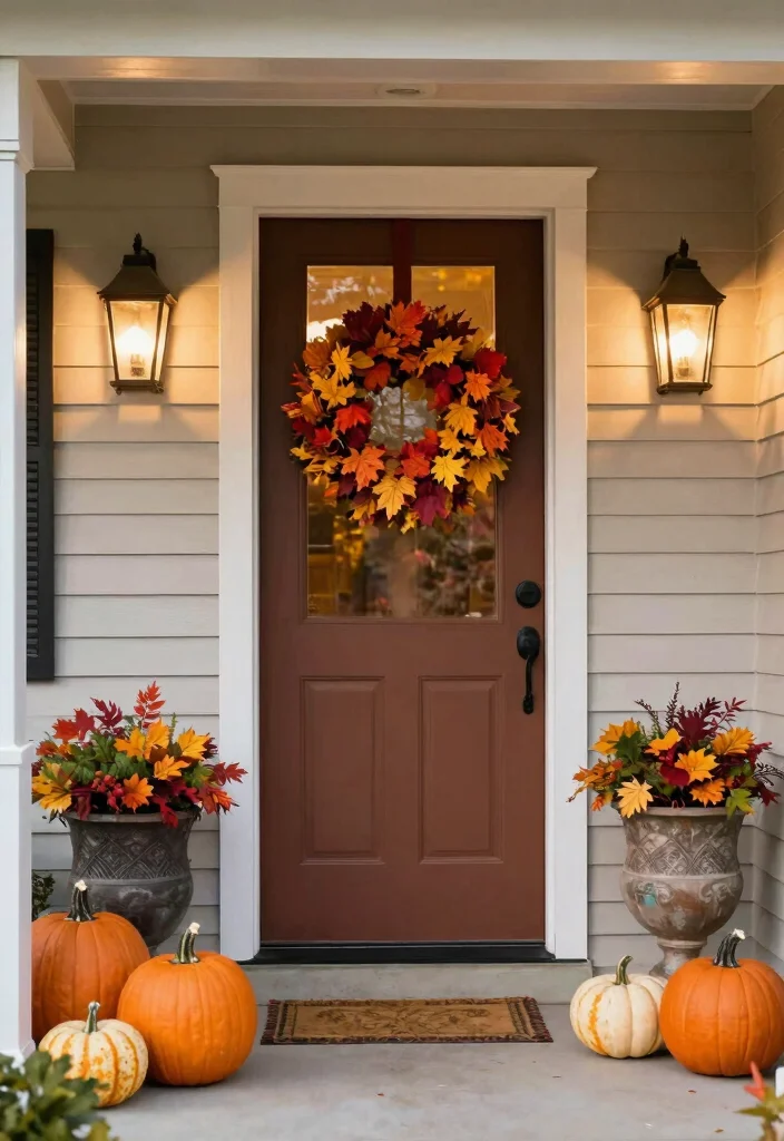 18 Front Yard Landscaping on a Budget Ideas That Look Expensive - 8. Seasonal Decor 1