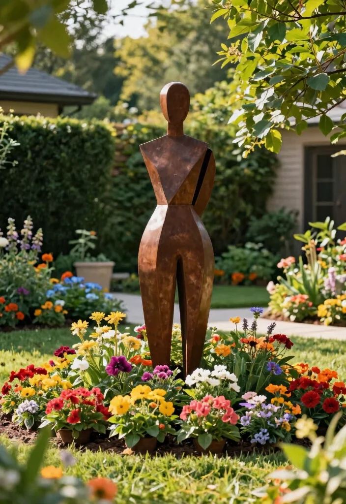 18 Front Yard Landscaping on a Budget Ideas That Look Expensive - 9. Create a Focal Point 1