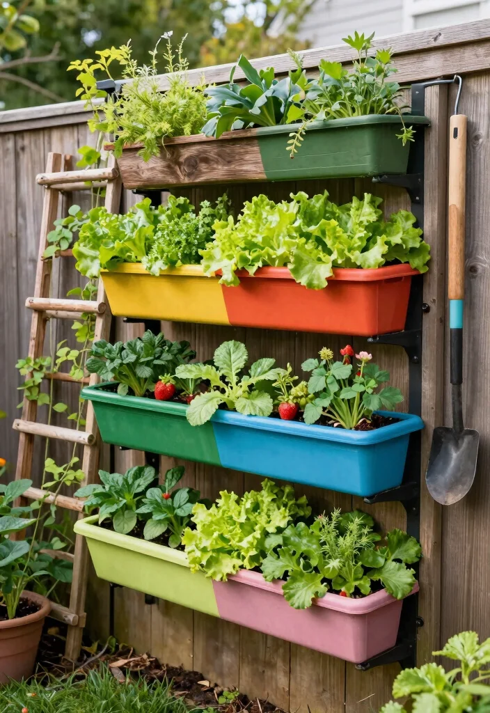 18 Front Yard Vegetable Garden Ideas With Fresh Harvest Style - 2. Vertical Gardening Solutions 1