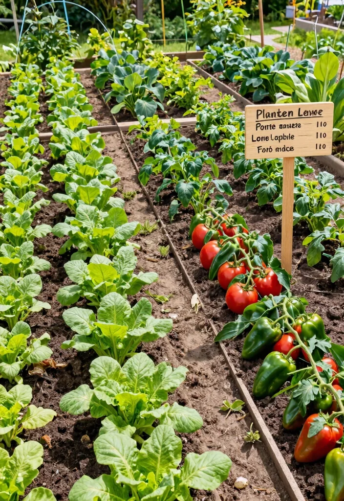 18 Front Yard Vegetable Garden Ideas With Fresh Harvest Style - 6. Seasonal Planting and Rotation 1