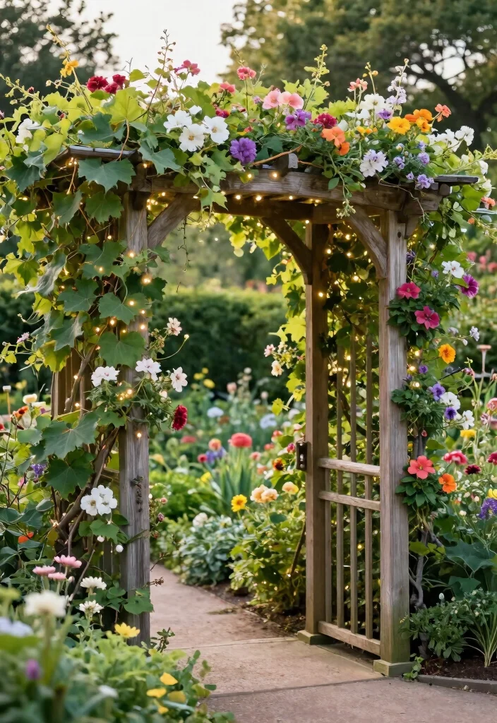 18 Grape Vine Trellis Ideas for a Charming Garden - 5. Classic Garden Arbor 1