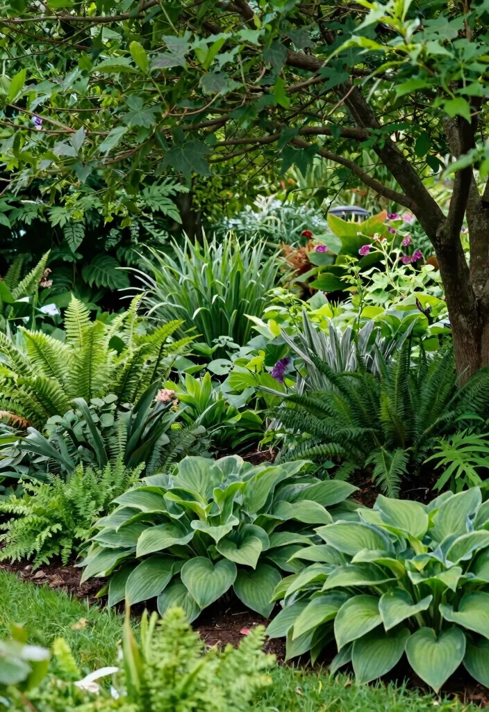 18 Low Maintenance Landscaping Front Yard Ideas That Stay Beautiful - 11. Shade Gardens 1