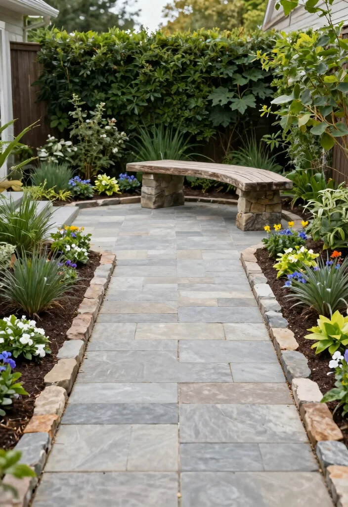 18 Low Maintenance Landscaping Front Yard Ideas That Stay Beautiful - 3. Hardscaping Enhancements 1