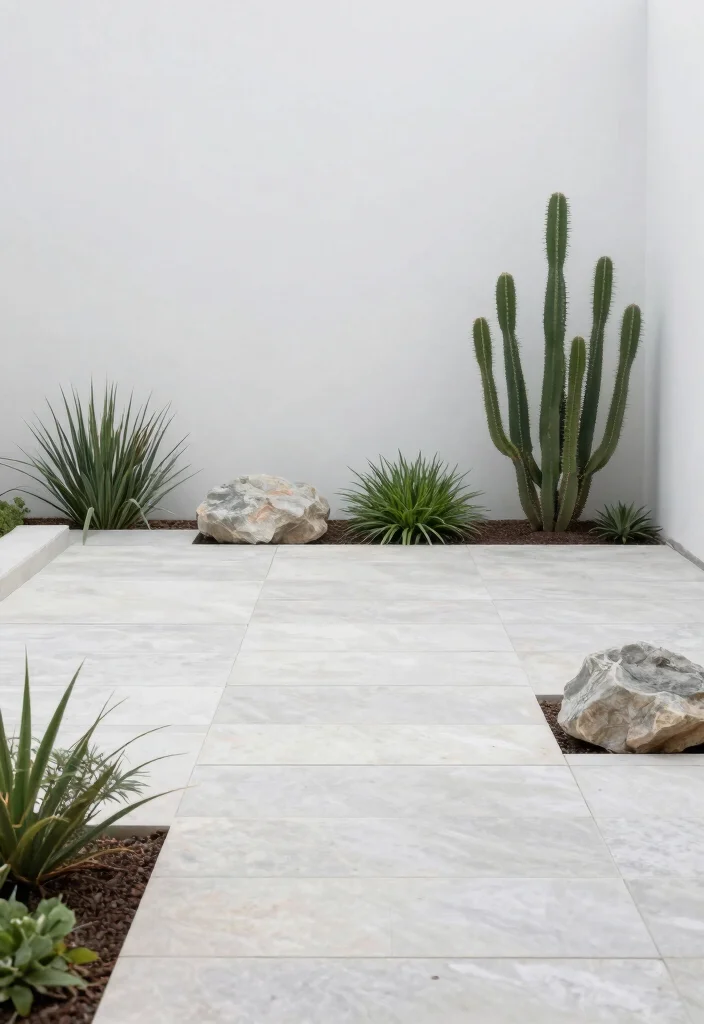 18 Low Maintenance Landscaping Front Yard Ideas That Stay Beautiful - 5. Minimalist Landscape Design 1